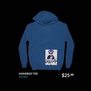 Home boy hoody by : Gas Goat